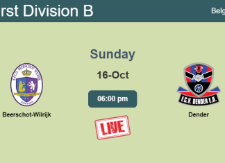 How to watch Beerschot-Wilrijk vs. Dender on live stream and at what time