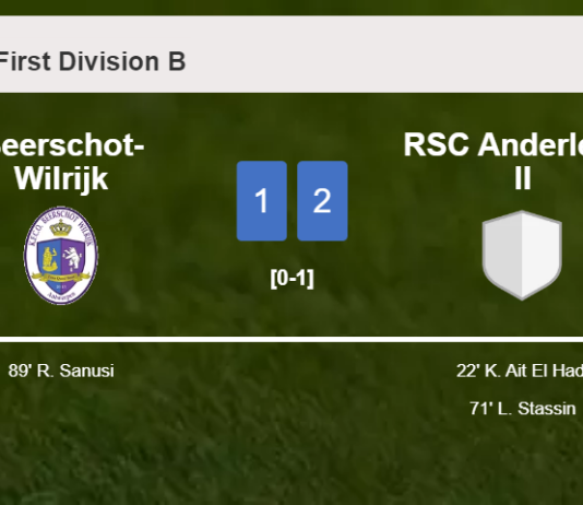 RSC Anderlecht II clutches a 2-1 win against Beerschot-Wilrijk