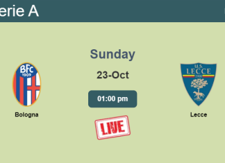 How to watch Bologna vs. Lecce on live stream and at what time