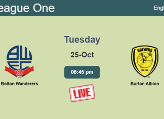 How to watch Bolton Wanderers vs. Burton Albion on live stream and at what time
