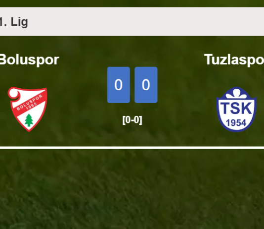 Boluspor draws 0-0 with Tuzlaspor on Sunday