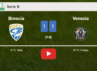 Venezia steals a draw against Brescia. HIGHLIGHTS