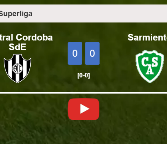Central Cordoba SdE draws 0-0 with Sarmiento with A. Martinez missing a penalt. HIGHLIGHTS