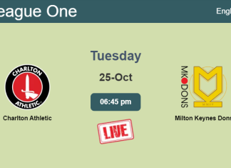 How to watch Charlton Athletic vs. Milton Keynes Dons on live stream and at what time