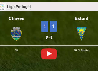 Chaves and Estoril draw 1-1 after F. Geraldes squandered a penalty. HIGHLIGHTS