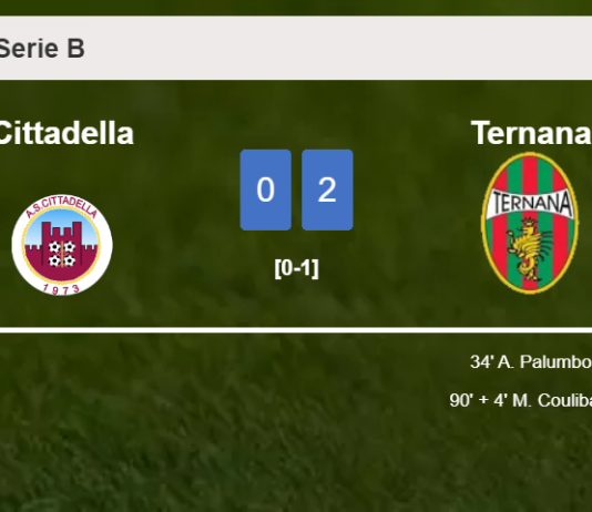 Ternana tops Cittadella 2-0 on Saturday