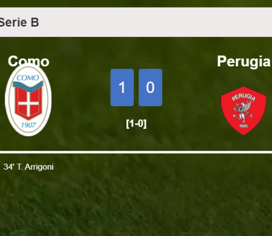 Como conquers Perugia 1-0 with a goal scored by T. Arrigoni