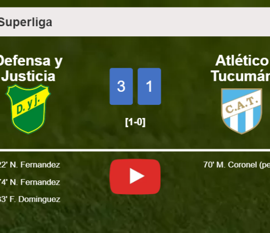 Defensa y Justicia prevails over Atlético Tucumán 3-1. HIGHLIGHTS