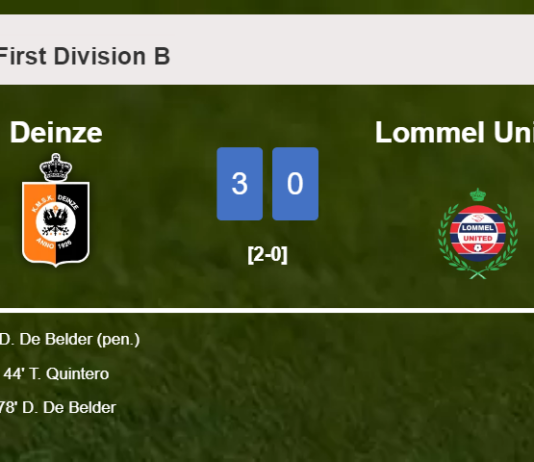 Deinze wipes out Lommel United with 2 goals from D. De