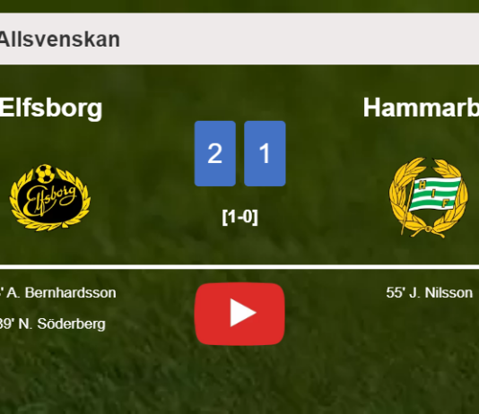 Elfsborg clutches a 2-1 win against Hammarby. HIGHLIGHTS
