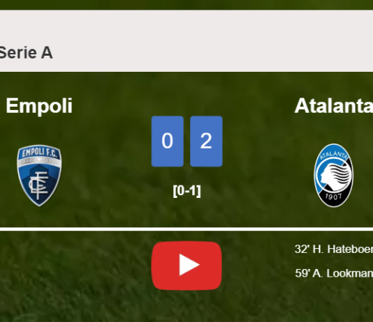 Atalanta surprises Empoli with a 2-0 win. HIGHLIGHTS