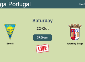 How to watch Estoril vs. Sporting Braga on live stream and at what time