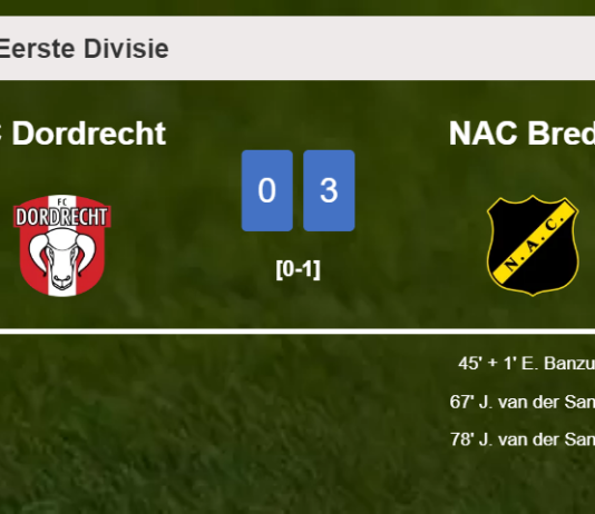 NAC Breda overcomes FC Dordrecht 3-0