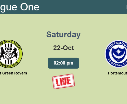 How to watch Forest Green Rovers vs. Portsmouth on live stream and at what time