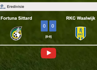Fortuna Sittard draws 0-0 with RKC Waalwijk on Saturday. HIGHLIGHTS