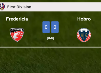Fredericia draws 0-0 with Hobro on Sunday