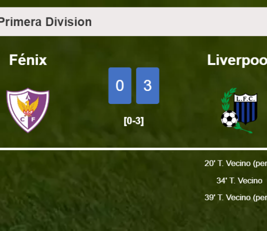 Liverpool obliterates Fénix with 3 goals from T. Vecino