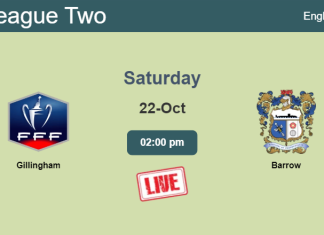 How to watch Gillingham vs. Barrow on live stream and at what time