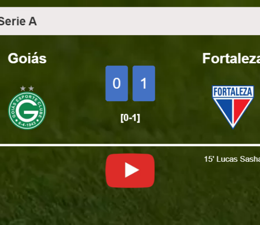 Fortaleza prevails over Goiás 1-0 with a goal scored by L. Sasha. HIGHLIGHTS