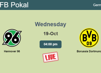 How to watch Hannover 96 vs. Borussia Dortmund on live stream and at what time