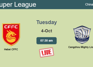 How to watch Hebei CFFC vs. Cangzhou Mighty Lions on live stream and at what time