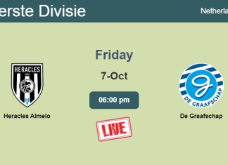 How to watch Heracles Almelo vs. De Graafschap on live stream and at what time