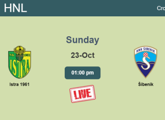 How to watch Istra 1961 vs. Šibenik on live stream and at what time