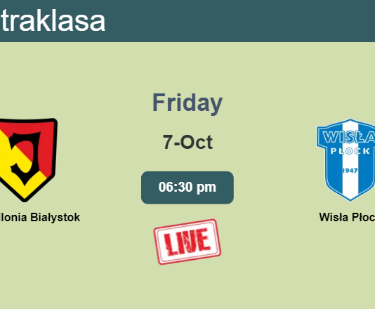 How to watch Jagiellonia Białystok vs. Wisła Płock on live stream and at what time