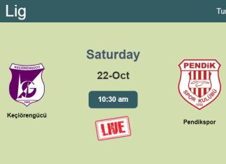 How to watch Keçiörengücü vs. Pendikspor on live stream and at what time