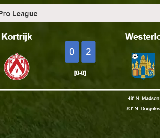 Westerlo surprises Kortrijk with a 2-0 win
