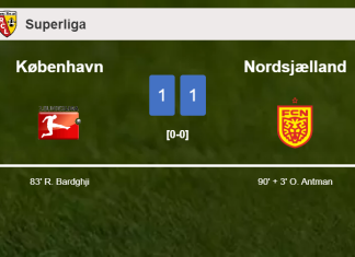Nordsjælland clutches a draw against København