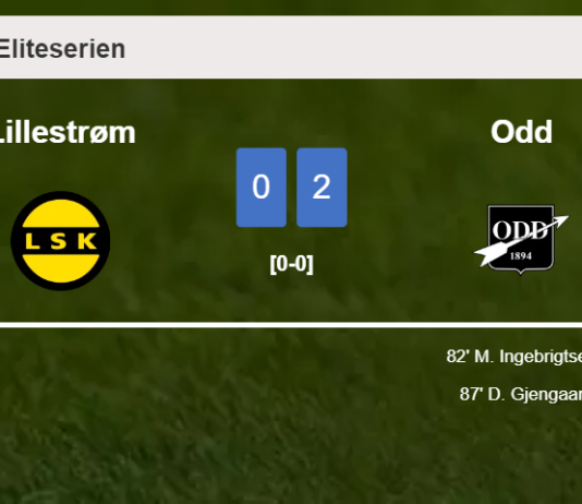 Odd tops Lillestrøm 2-0 on Sunday