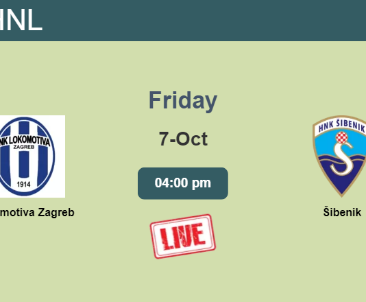 How to watch Lokomotiva Zagreb vs. Šibenik on live stream and at what time