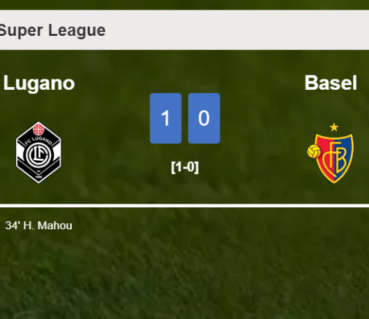 Lugano tops Basel 1-0 with a goal scored by H. Mahou