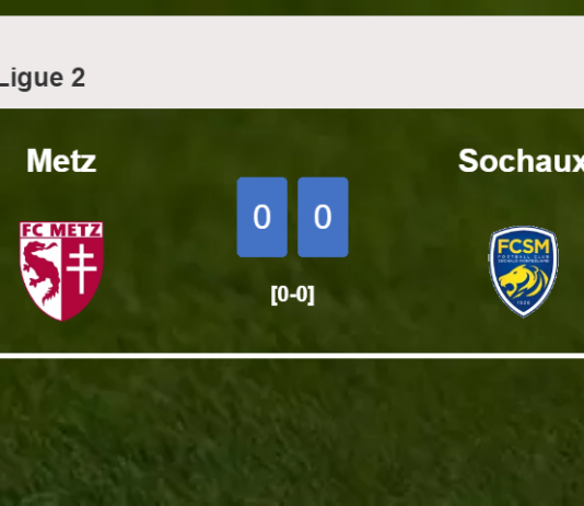 Metz draws 0-0 with Sochaux on Saturday