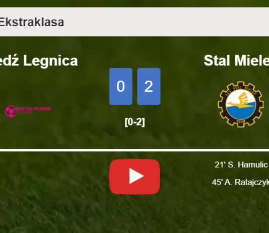 Stal Mielec defeats Miedź Legnica 2-0 on Sunday. HIGHLIGHTS