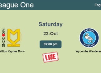 How to watch Milton Keynes Dons vs. Wycombe Wanderers on live stream and at what time
