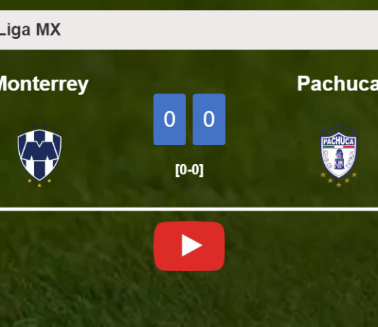 Monterrey draws 0-0 with Pachuca on Saturday. HIGHLIGHTS