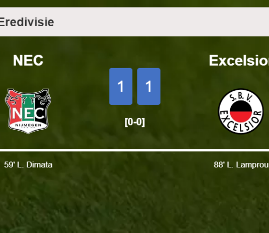 Excelsior seizes a draw against NEC