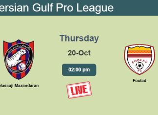How to watch Nassaji Mazandaran vs. Foolad on live stream and at what time