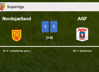AGF clutches a draw against Nordsjælland