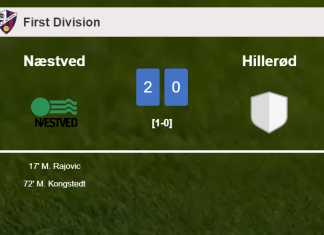 Næstved prevails over Hillerød 2-0 on Sunday