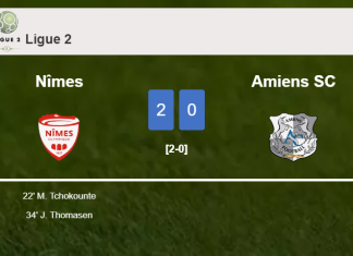 Nîmes surprises Amiens SC with a 2-0 win