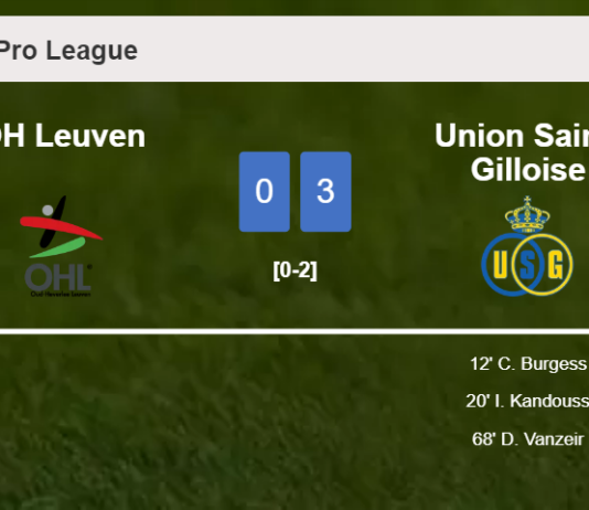 Union Saint-Gilloise beats OH Leuven 3-0