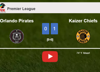 Kaizer Chiefs prevails over Orlando Pirates 1-0 with a goal scored by Y. Maart. HIGHLIGHTS
