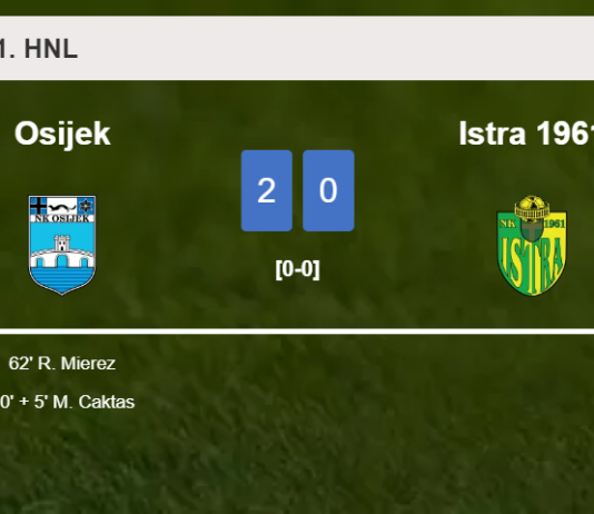 Osijek conquers Istra 1961 2-0 on Saturday