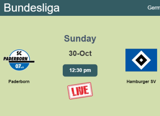 How to watch Paderborn vs. Hamburger SV on live stream and at what time