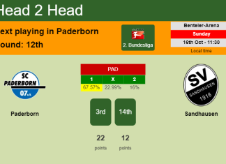 H2H, PREDICTION. Paderborn vs Sandhausen | Odds, preview, pick, kick-off time 16-10-2022 - 2. Bundesliga
