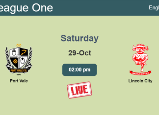 How to watch Port Vale vs. Lincoln City on live stream and at what time