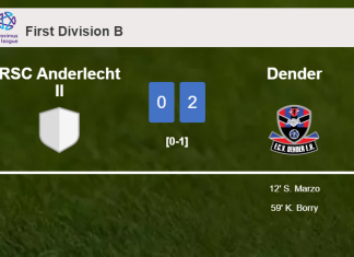 Dender overcomes RSC Anderlecht II 2-0 on Saturday
